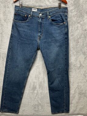 Levi’s 505 Regular Fit Jeans Men’s 36x32 Blue Water<Less Straight Leg Denim